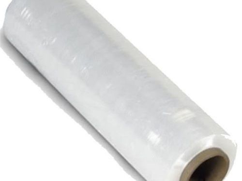 Click Here To Enlarge This Photo Of Clear Hand Wrapping Film &ndash; Ultra Light Duty - Flush Core &lpar;price per box of 6 rolls&rpar;