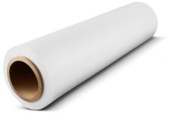 White Hand Wrapping Film &ndash; 25 Micron - Flush Core &lpar;price per box of 6 rolls&rpar;