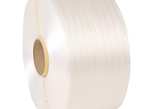 Click Here To Enlarge This Photo Of White Woven Strapping &lpar;price per pack 2 coils&rpar;