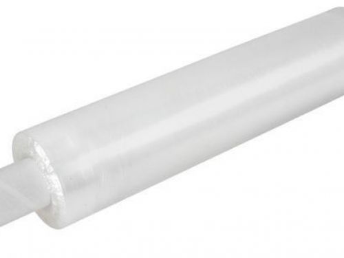 Click Here To Enlarge This Photo Of Clear Hand Wrapping film &ndash;  14 Micron - Extended Core &lpar;price per box of 6 rolls&rpar;