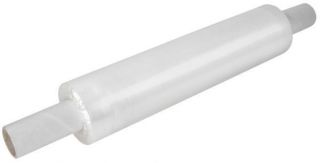 Clear Hand Wrapping film &ndash;  14 Micron - Extended Core &lpar;price per box of 6 rolls&rpar;