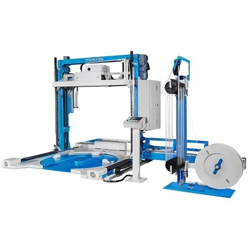 MK900 - Fully Automatic Pallet Wrapping & Strapping Machine